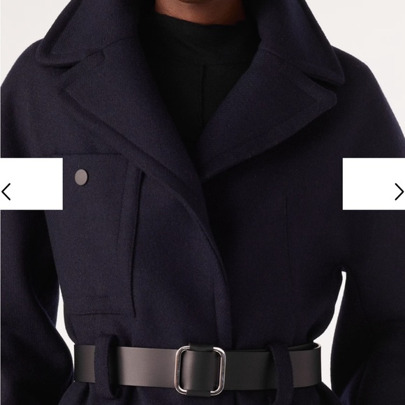 NWT BA&SH HAYA long belted coat - Picture 2 of 11